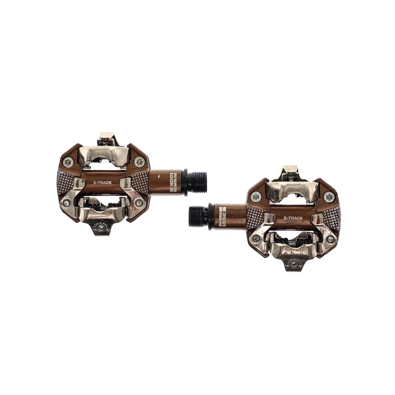 Look X-Track Pedals Clipless Brown