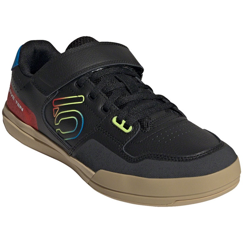 Five Ten Hellcat Mountain Clipless Shoes – Mens Core BLK/Core BLK/Red 13