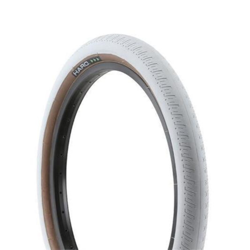 20×2.0 Haro HPF Retro BMX Tire – 100psi – White w/ Tan Skinwall