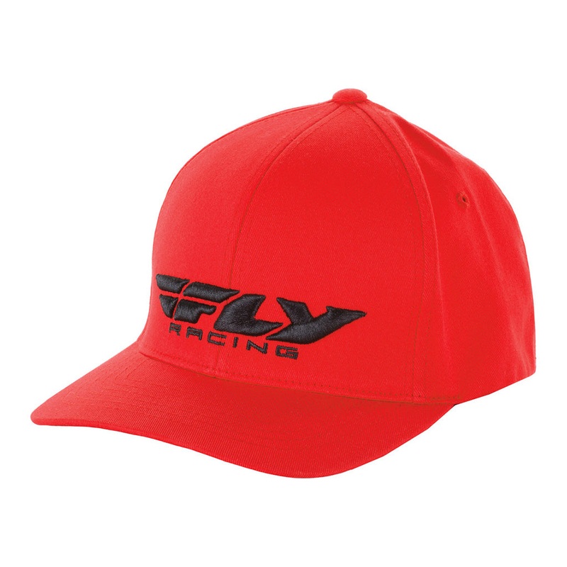 Fly Racing Podium Hat-Red Youth