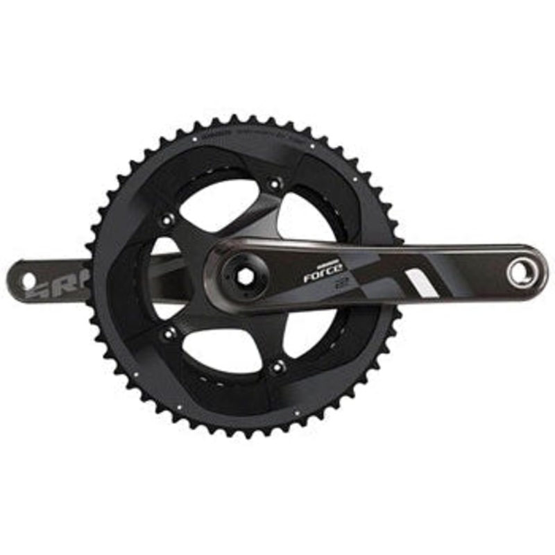 Force 22 Crankset – 165mm 11-Speed 53/39t 130 BCD GXP Spindle Interface BLK