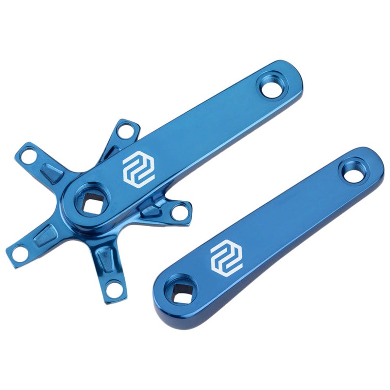 SQ-1 Crank Arm Set – 160mm Square Taper JIS Spindle Interface 110mm BCD Blue