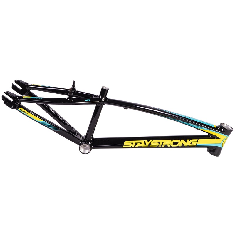 Stay Strong For Life V2 BMX Race Frame Black Mini