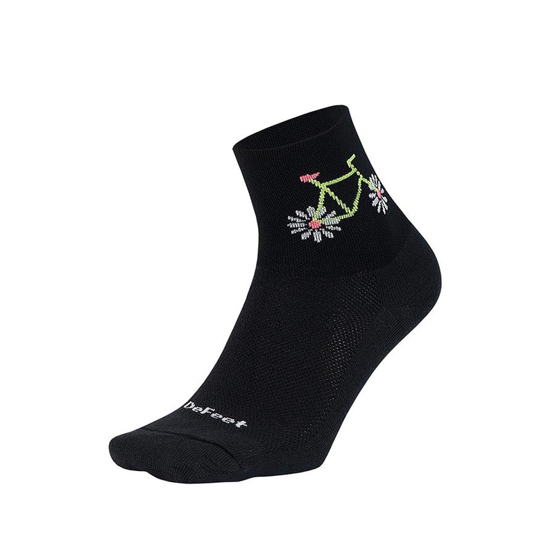 DeFeet Aireator 2-3″ Cuff Socks Pedal Power S Pair