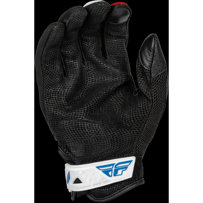 FLY RACING Coolpro Force Gloves Black/White/Red Lg