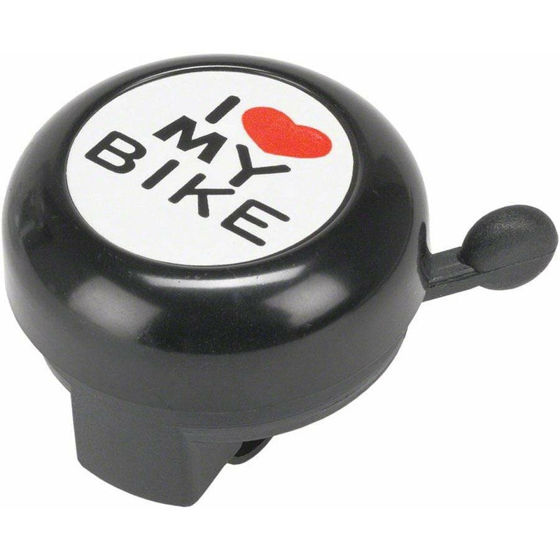 “I Heart My Bike” Black Bell Black