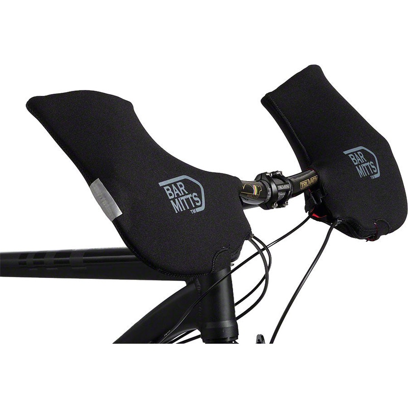 Bar Mitts Mountain / Commuter Pogie Handlebar Mitten: LG Black