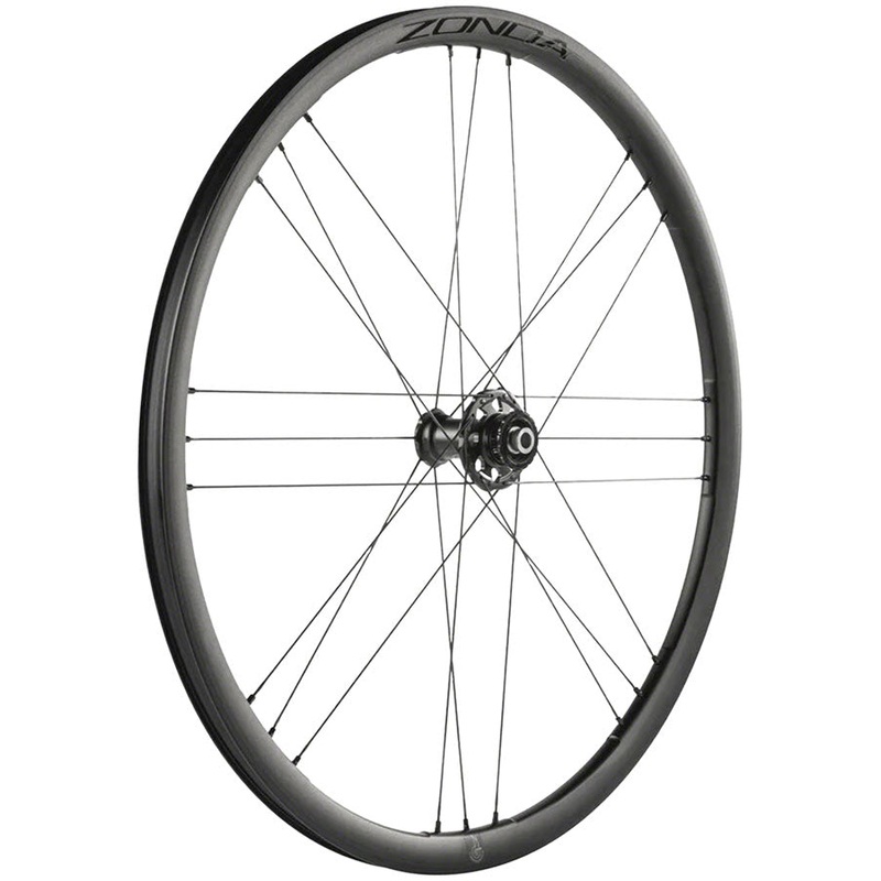 Campagnolo Zonda GT Front Wheel – 700c, 12 x 100mm, Center-Lock, 2-Way Fit, Black