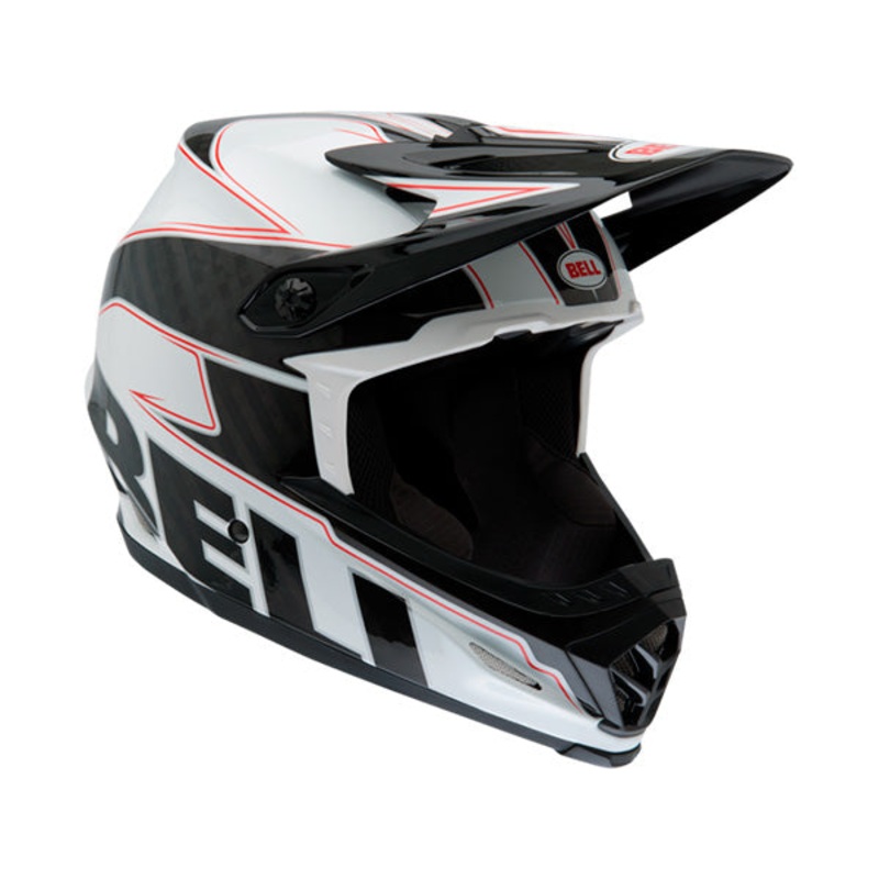 Bell Full-9 Carbon Helmet-White/Black X-Small