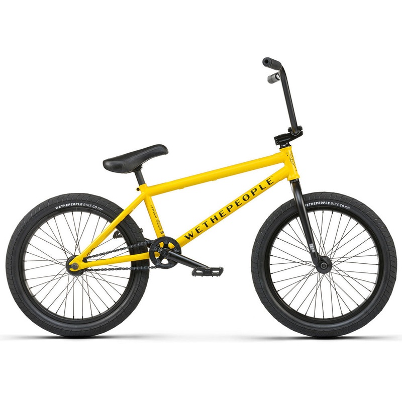 We The People 2023 Justice 20.75″TT BMX Freestyle Bike-Matte Taxi Yellow