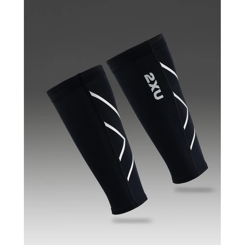 Unisex 2XU Compression Calf Guards Black/Pink L