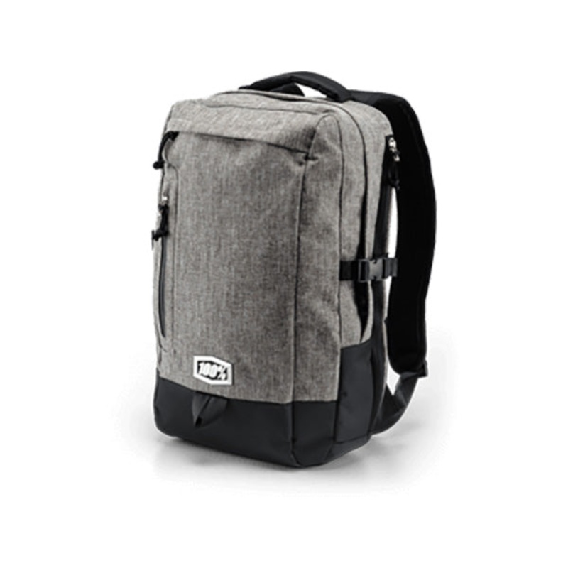 100% Transit Backpack-Heather Grey