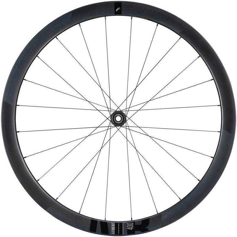 Airbeat 400 DB Front Wheel – 700c, 12 x 100mm, Center-Lock, Black
