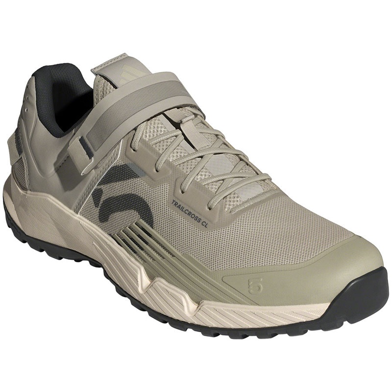 Five Ten Trailcross Mountain Clipless Shoes – Mens Putty Gray/Carbon/Wonder White 10.5