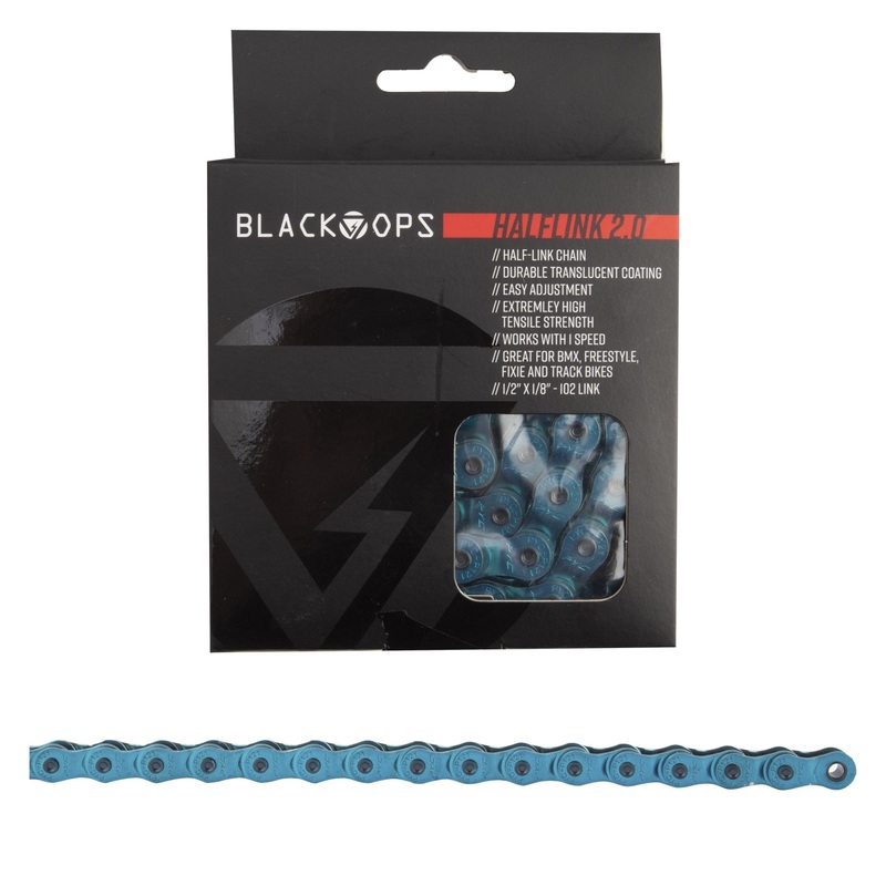 BlackOps HalfLink 2.0 Half-link Chain – Trans Blue – 1/2″x1/8″