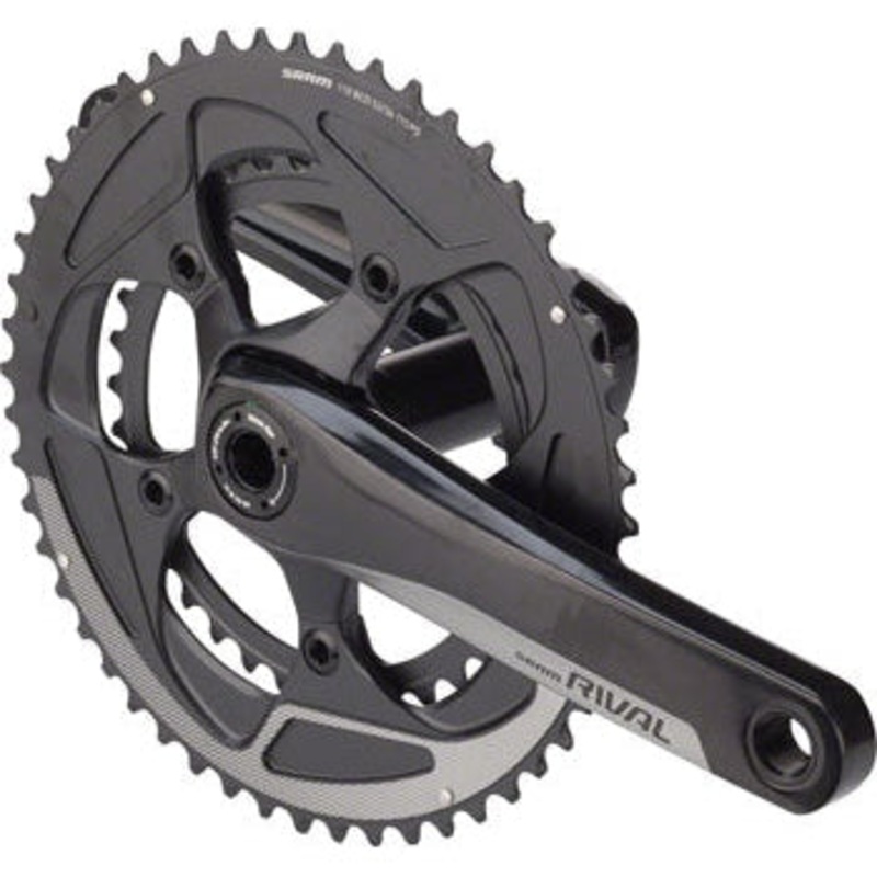 Rival 22 Bicycle Crankset – 175mm, 11-Speed, 52/36t, 110 BCD, BB30/PF30 Spindle Interface