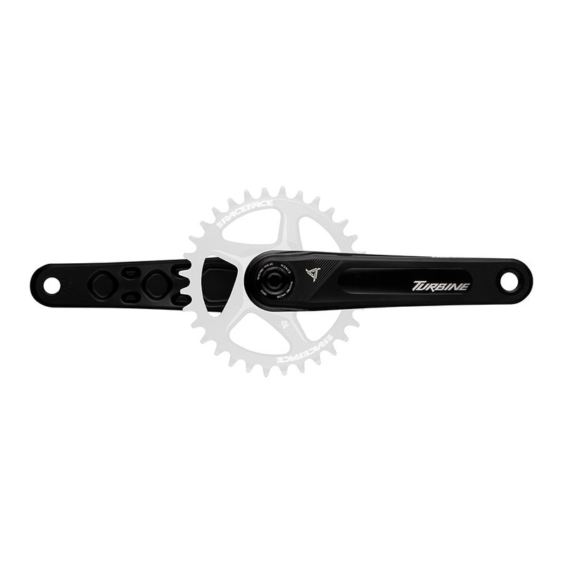 RaceFace Turbine Crankset – 175mm Direct Mount 136mm Spindle CINCH Interface 7050 Aluminum BLK
