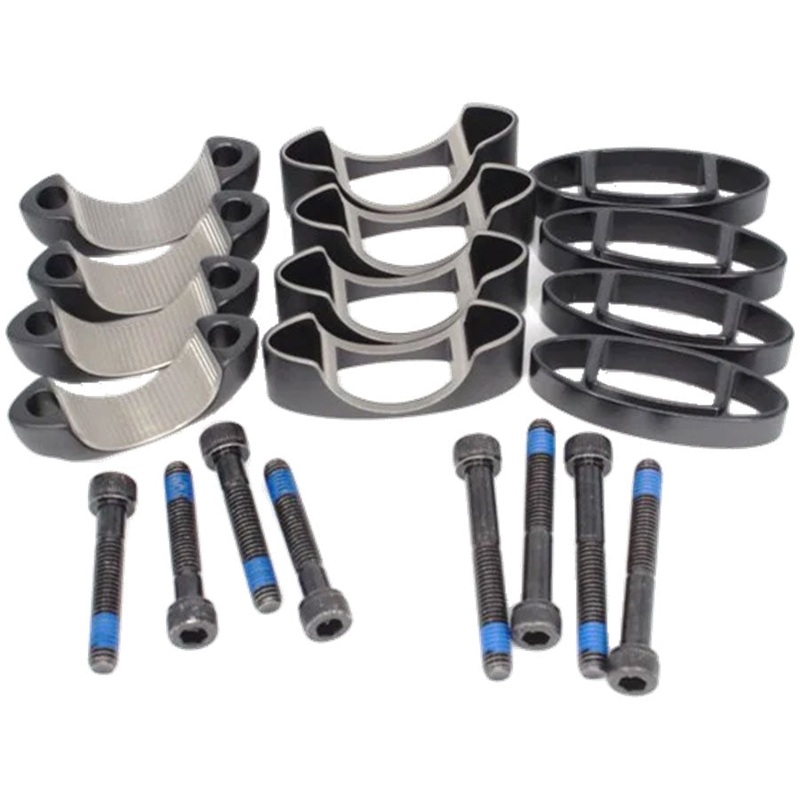 Vision Stack Spacer Kit For TFE TriMax Clip-ons Stack Height Adjustment Aero Bar Fit  Alloy