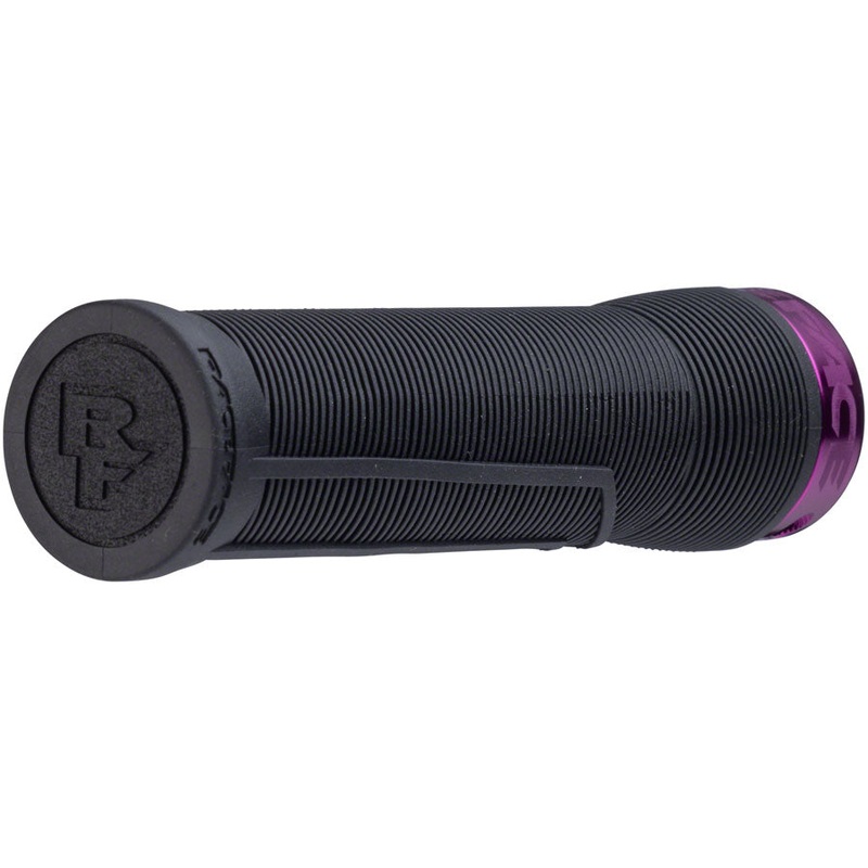 RaceFace Chester Grips – Lock-On, Black/Purple, 31mm