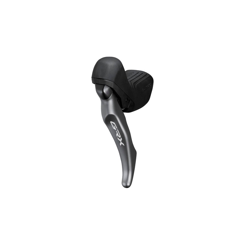 Shimano GRX ST-RX820 Shift/Brake Lever BR-RX820 Hydraulic Disc Brake Caliper – Left/Front 2x Flat Mount Caliper BLK