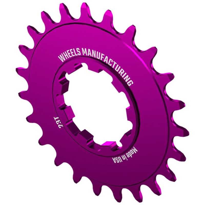 Wheels Manufacturing SOLO-SPEED Cog – 23t, Fits SOLO-SPLINE and SOLO-XD kits, Purple