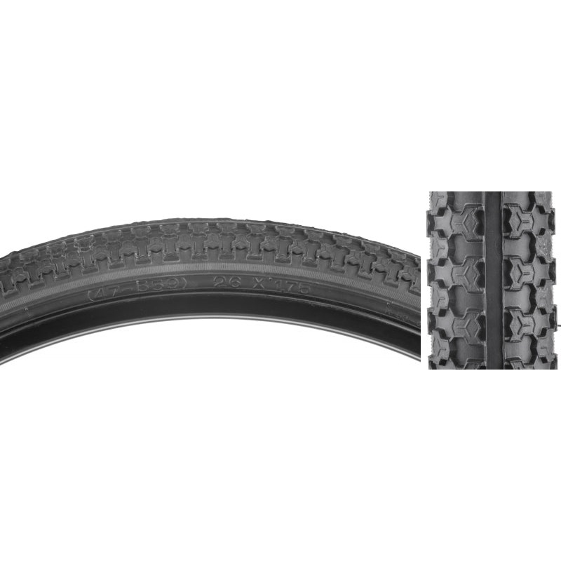 Sunlite MTB Raised Center 26×1.75 Standard Tire