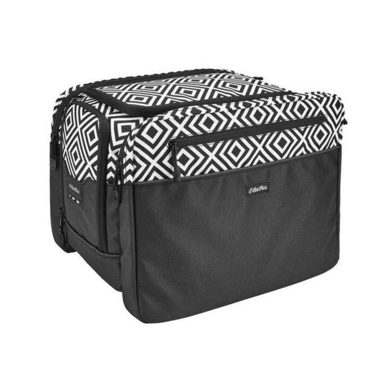 Andi Trunk Rear Rack Bag Black/White 600 cu in (10L)
