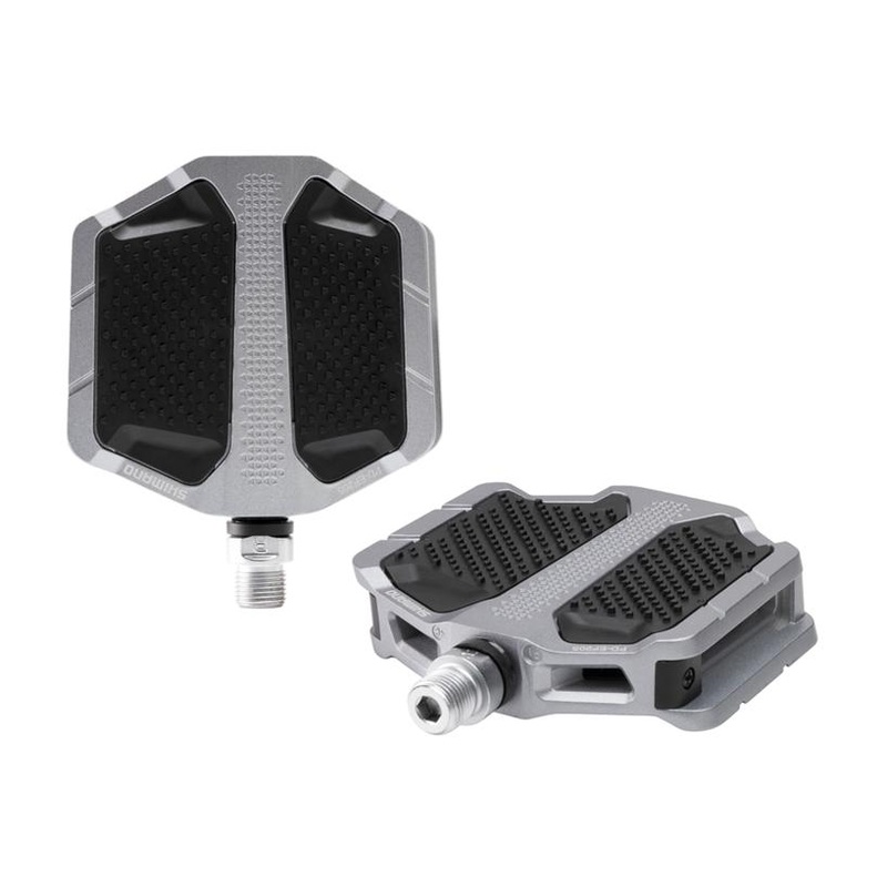 PD-EF205 Flat Bike Pedals with Friction Plate Black