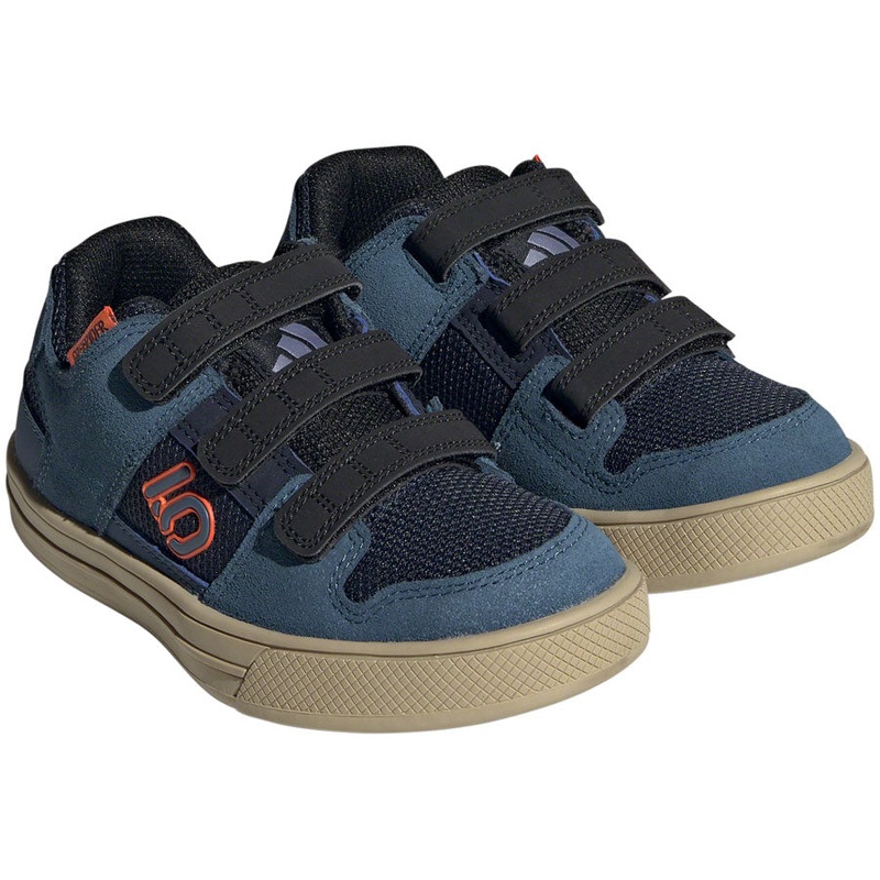 Five Ten Freerider Kid’s VCS Flat Shoes – Youth Legend Ink/Wonder Steel/Impact Orange 13K