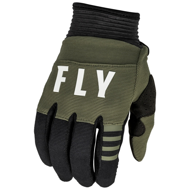 Fly Racing F-16 BMX Race Gloves-Olive Green/Black Adult Large