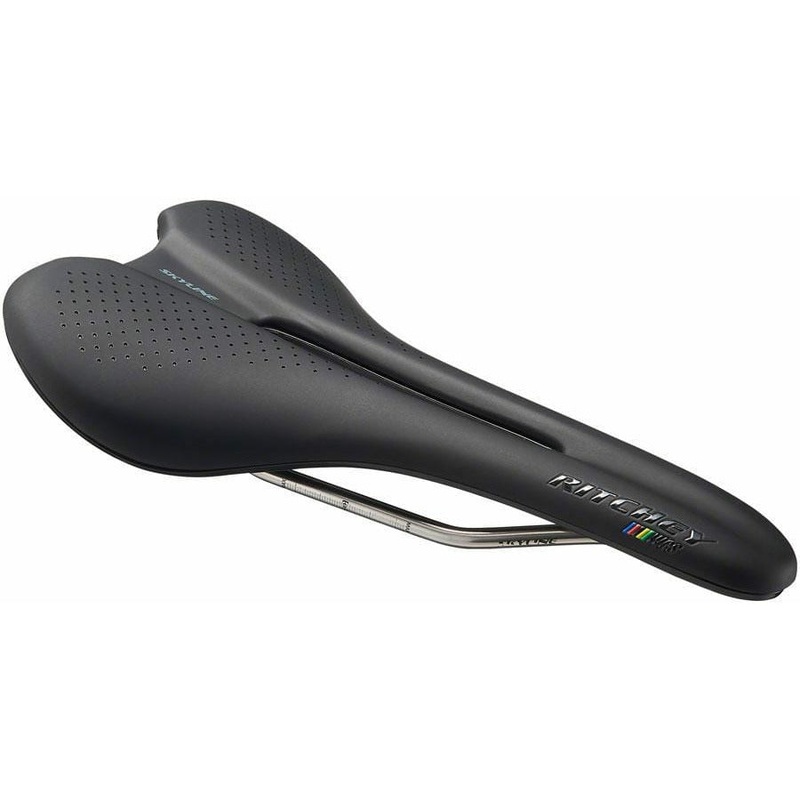 WCS Skyline Bike Seat – Stainless Steel Black