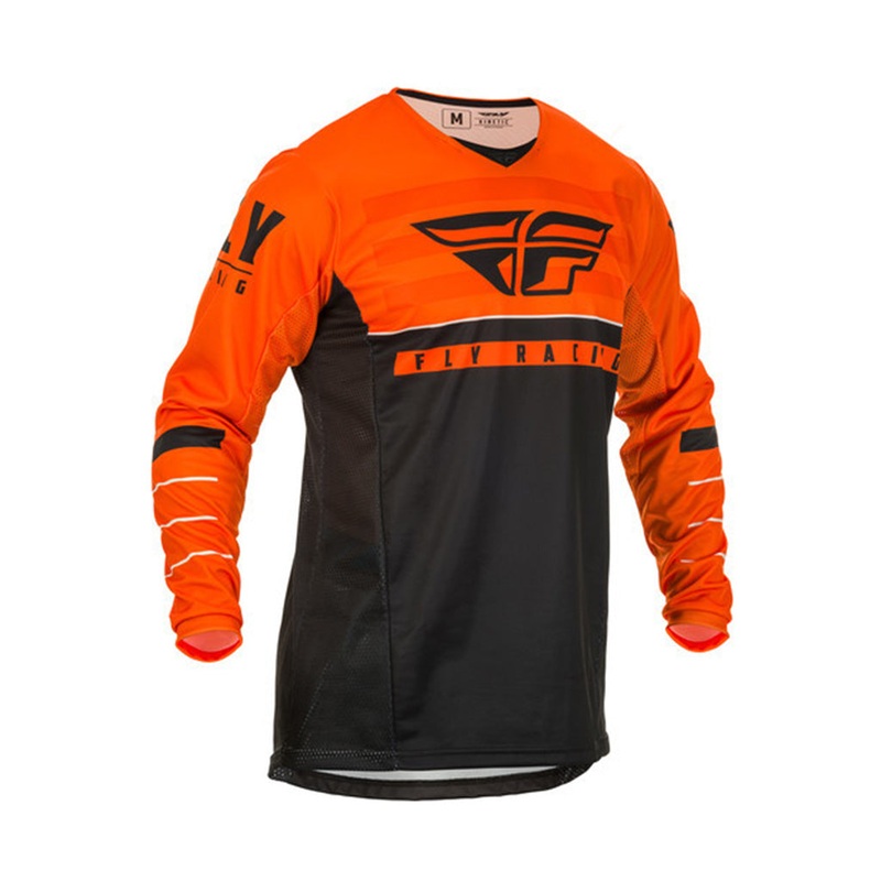 Fly Racing 2020 K120 BMX Race Jersey-Orange/Black/White Youth Small