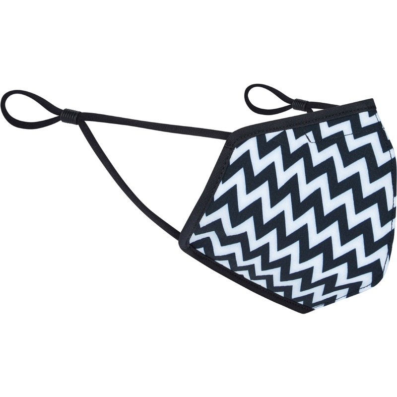 Madison Element Reuseable Face Covering Zig Zag Black/White