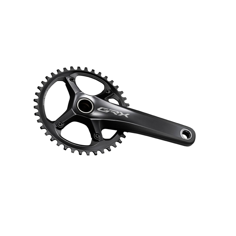 Shimano GRX FC-RX810-1 Crankset – 170mm 11-Speed 40t 110 BCD Hollowtech II Spindle Interface BLK