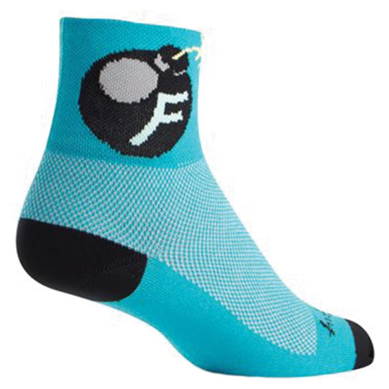 Sockguy F’Bomb Socks 5-9 Blue/Black