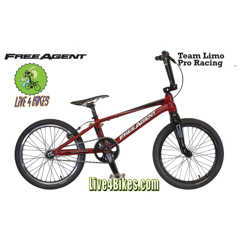 FreeAgent Team Limo  Bmx Racing bike | 22in Frame 22 Red