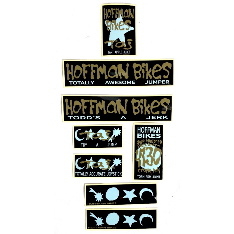 Hoffman Original Taj Sticker Pack Black/Gold