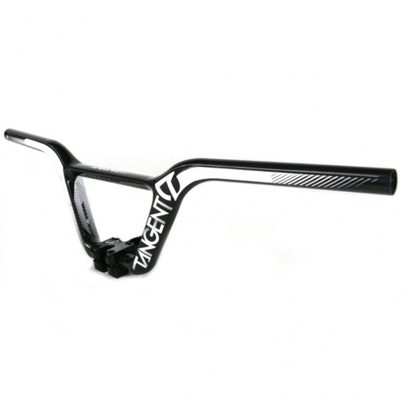 Tangent Carbon Vortex Handlebars 6.5″ Black / White