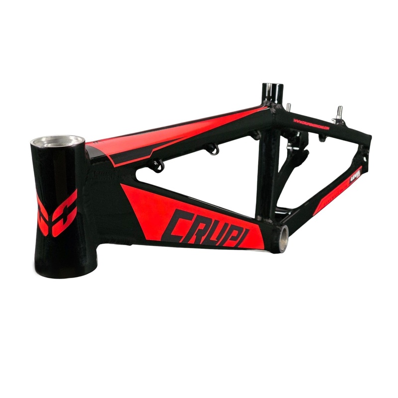 Crupi Level 2.0 Pro XL Race Frame Black with All Black decals