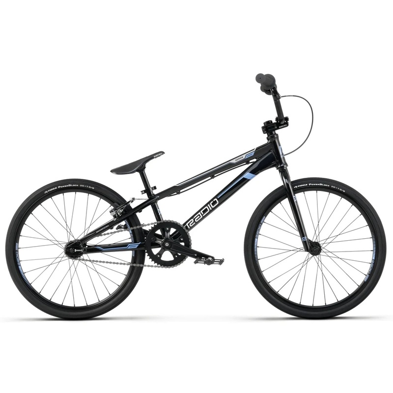 Radio Xenon Expert 20″ Complete BMX Race Bike – 19.5″TT – Gloss Black/Blue