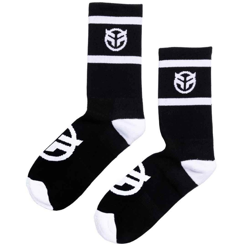 Federal Logo Socks Black/White UK 8-12