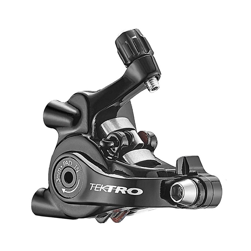 Tektro MD-C550 Flat Mount Mechanical Disc Brake and Rotor Black