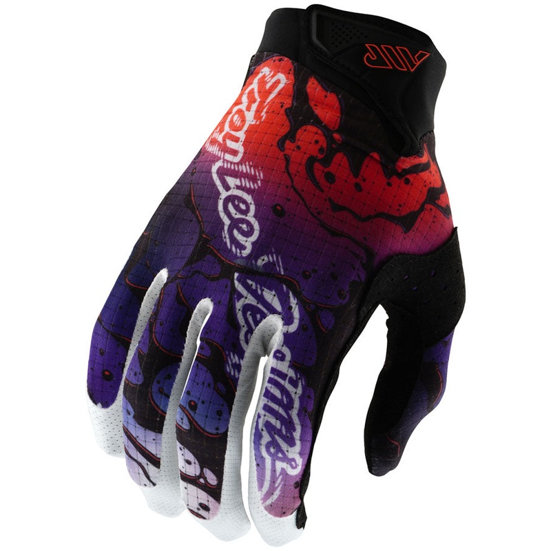 Troy Lee Designs Air Glove  Drip Black / Purple Large