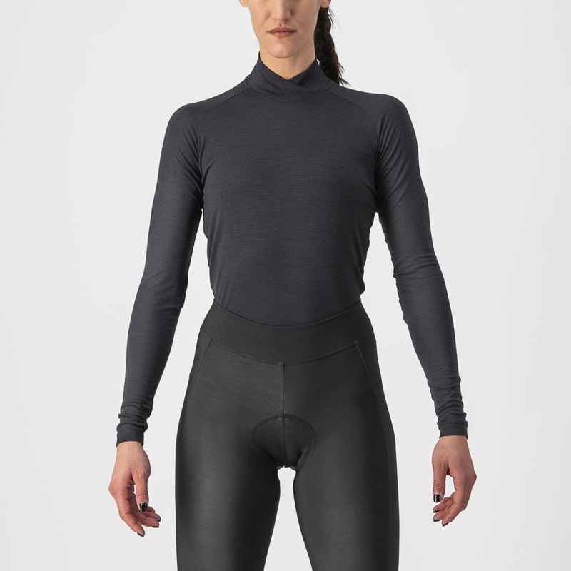 Women’s Castelli Bandito Wool Long Sleeve Baselayer Black S