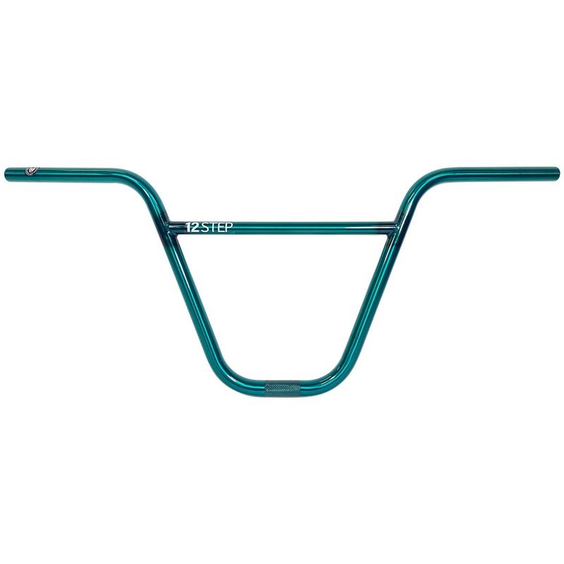 S&M 12 Step Handlebar Trans Teal 12″ Rise