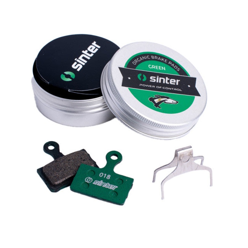 Sinter Green s2032 Compound Organic Disc Brake Pads – Shimano Type K Sinter Type 018 One Pair