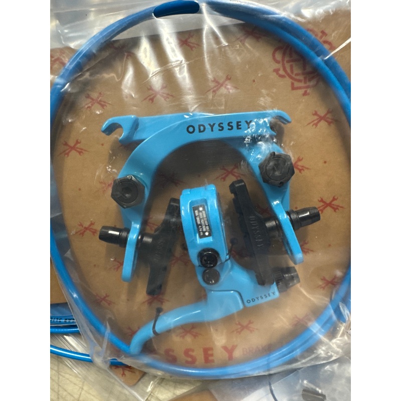 Odyssey evo 2.5 brake kit Ocean Blue