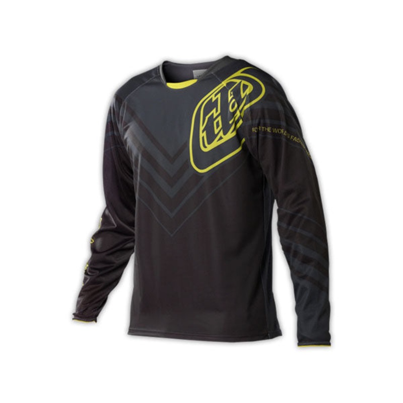 Troy Lee 2014 Sprint BMX Race Jersey-Camber-Black Youth X-Small