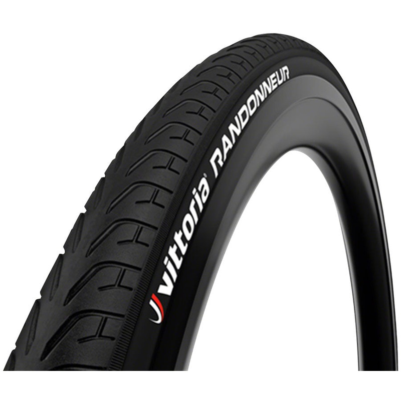 Vittoria Randonneur Reflect Tire – 26 x 1.75, Clincher, Wire, Black