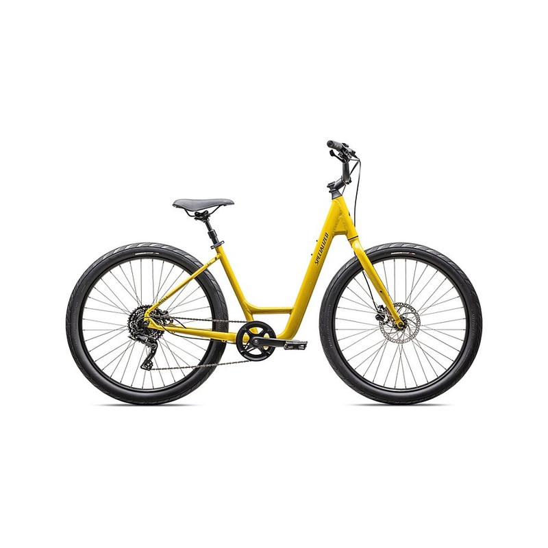 2025 Specialized roll 3.0 low entry bike gloss sulphur / dune white macro speckle / satin smoke reflective m